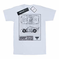 Disney - T-shirt CARS - Femme (Blanc)
