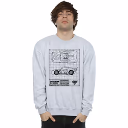 Disney - Sweat CARS - Homme (Gris chiné)