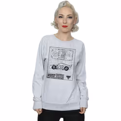 Disney - Sweat CARS - Femme (Gris chiné)