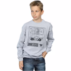 Cars - Sweat - Garçon (Gris chiné)