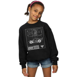 Disney - Sweat CARS - Fille (Noir)