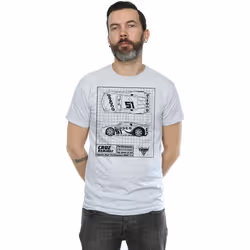 Disney - T-shirt CARS - Homme (Gris chiné)