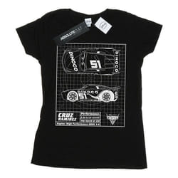 Disney - T-shirt CARS - Femme (Noir)