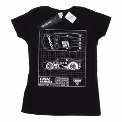 Disney - T-shirt CARS - Femme (Noir)