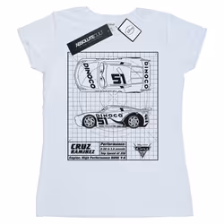 Disney - T-shirt CARS - Femme (Blanc)