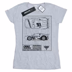 Disney - T-shirt CARS - Femme (Gris chiné)