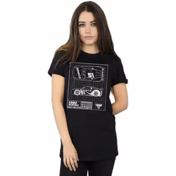 Disney - T-shirt CARS - Femme (Noir)
