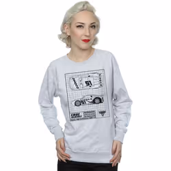 Disney - Sweat CARS - Femme (Gris chiné)