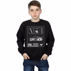 Disney - Sweat CARS - Garçon (Noir)