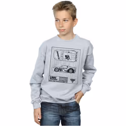 Disney - Sweat CARS - Garçon (Gris chiné)