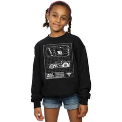 Disney - Sweat CARS - Fille (Noir)