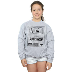 Disney - Sweat CARS - Fille (Gris chiné)