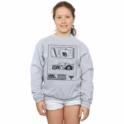 Disney - Sweat CARS - Fille (Gris chiné)