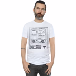 Disney - T-shirt CARS - Homme (Blanc)