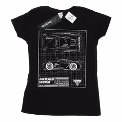 Disney - T-shirt CARS - Femme (Noir)