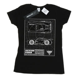 Disney - T-shirt CARS - Femme (Noir)