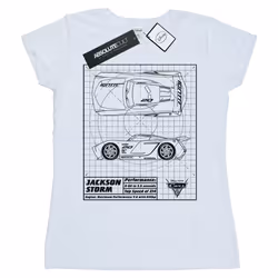 Disney - T-shirt CARS - Femme (Blanc)