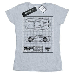 Disney - T-shirt CARS - Femme (Gris chiné)