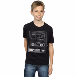 Disney - T-shirt CARS - Garçon (Noir)