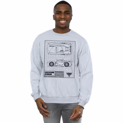 Disney - Sweat CARS - Homme (Gris chiné)