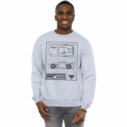 Disney - Sweat CARS - Homme (Gris chiné)