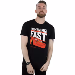 Disney - T-shirt CARS LIGHTNING FAST - Homme (Noir)