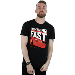 Disney - T-shirt CARS LIGHTNING FAST - Homme (Noir)