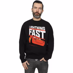 Disney - Sweat CARS LIGHTNING FAST - Homme (Noir)