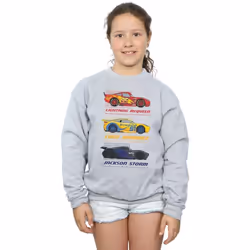 Disney - Sweat CARS - Fille (Gris chiné)