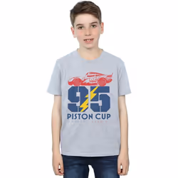 Disney - T-shirt CARS PISTON CUP - Garçon (Gris chiné)