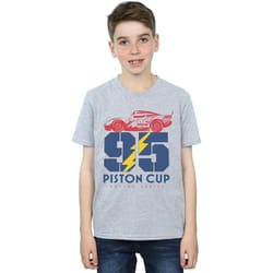 Disney - T-shirt CARS PISTON CUP - Garçon (Gris chiné)