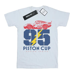 Disney - T-shirt CARS PISTON CUP - Fille (Blanc)