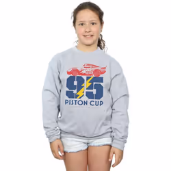Disney - Sweat CARS PISTON CUP - Fille (Gris chiné)