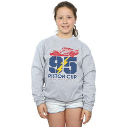 Disney - Sweat CARS PISTON CUP - Fille (Gris chiné)