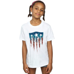 Marvel - T-shirt - Fille (Blanc)