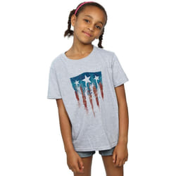 Marvel - T-shirt - Fille (Gris chiné)