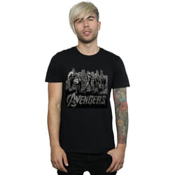 Marvel - T-shirt AVENGERS - Homme (Noir)