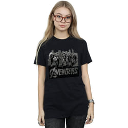 Marvel - T-shirt AVENGERS - Femme (Noir)