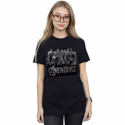 Marvel - T-shirt AVENGERS - Femme (Noir)