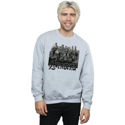 Marvel - Sweat AVENGERS - Homme (Gris chiné)