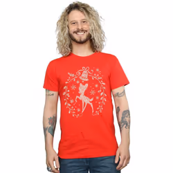 Disney - T-shirt - Homme (Rouge)