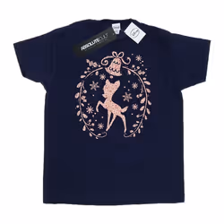 Disney - T-shirt - Femme (Bleu marine)