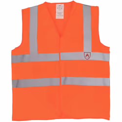 Yoko - Gilet sans manche haute visibilité à agent ignifuge (Orange)