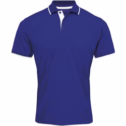 Premier - Polo - Hommes (Bleu roi/Blanc)
