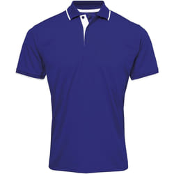 Premier - Polo - Hommes (Bleu roi/Blanc)