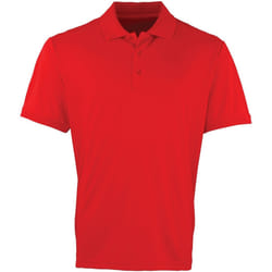 Premier - Polo COOLCHECKER - Homme (Rouge)