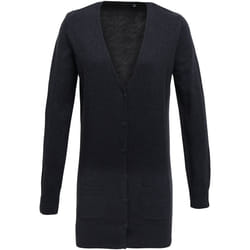 Premier - Cardigan col V - Femme (Gris foncé)