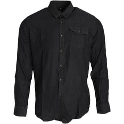 Premier Jeans - Chemise en jean à manches longues - Homme (Noir)