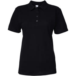 Gildan Softstyle - Polo uni - Femme (Noir)