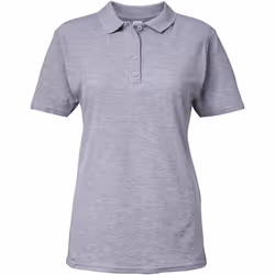 Gildan Softstyle - Polo uni - Femme (Gris clair)